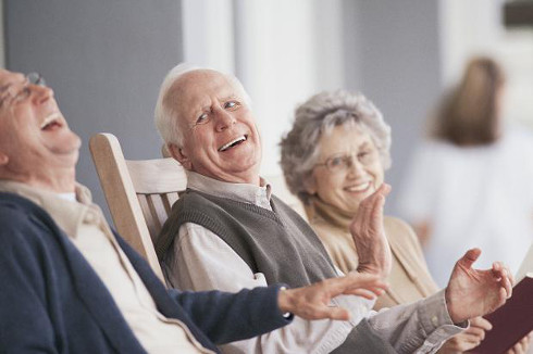 People laughing