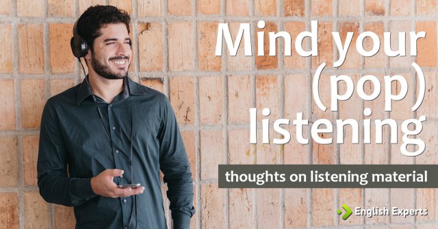 Mind your (pop) listening: thoughts on listening material