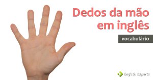 Dedos da Mão em inglês