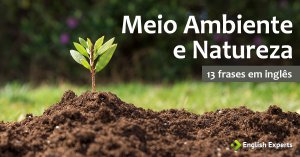 13 frases em inglês sobre Meio Ambiente e Natureza